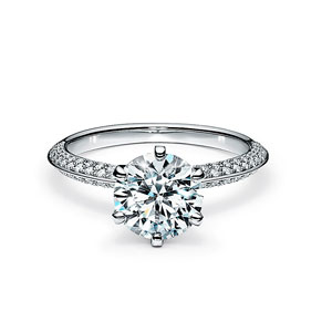 Pave Tiffany Setting Ring